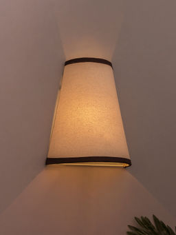 Homesake - Wall Lamp Door Light Khadi Stripes Cone