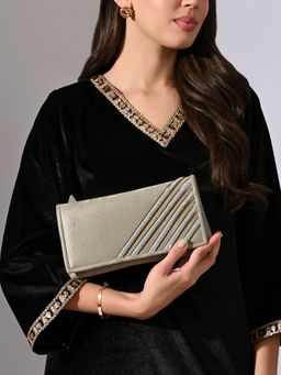 Lavie Signature - Womens Gold HZ Zion Envelop Clutch (L)