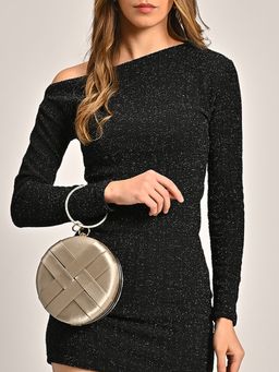 Lavie Signature - Rose Gold Womens Orem Circle Frame Clutch (M)