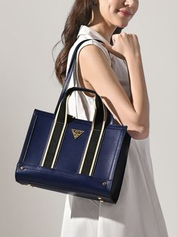 Lavie Signature - Navy Blue Womens Columbus 3C Satchel Bag (M)