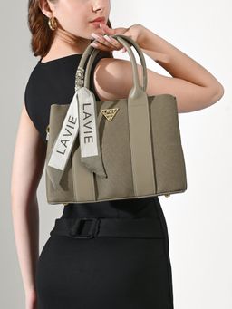 Lavie Signature - Brown Womens Tacoma 3C Medium Satchel Bag (M)