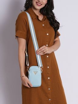 Lavie Signature - Blue Indiana Womens Vertical 2C Sling Bag (S)