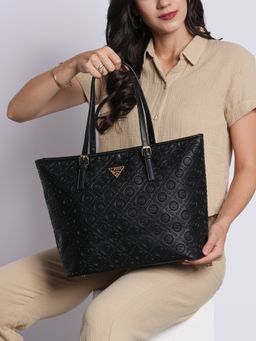 Lavie Signature - Womens Black LS Malibu Large Tote Bag (L)