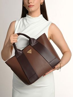 Lavie Signature - Womens Tan Savannah 3C Tote Bag (L)