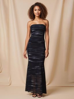 IZF - Black Printed Dress
