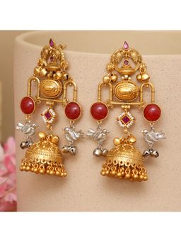 Beryachi - Trisha Royal Bridal Jhumka - Pink