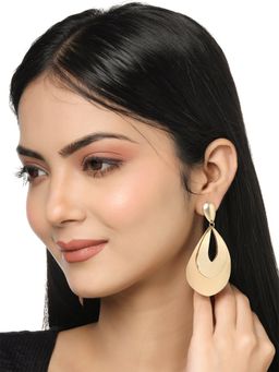 Yellow Chimes - Contemporary Drop Earrings