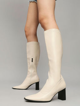 RSVP by Nykaa Fashion - White Follow The Light Boots