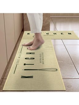 Cortina - Shape Waterproof Kitchen Runner Memory Foam Floor Mat Multi-Color