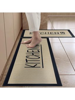 Cortina - Shape Waterproof Kitchen Runner Memory Foam Floor Mat Multi-Color