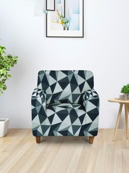 Cortina - Single Seater Polyester Stretchable Universal Sofa Cover Multi-Color