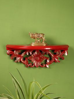 Revive Home - Wooden Wall Bracket Red