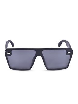 Voyage - Grey Rectangle Polarized Sunglasses for Men & Women - 1301Mg3972 (58)