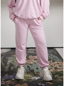 NeceSera - Bamboo Terry Pink Travel Joggers