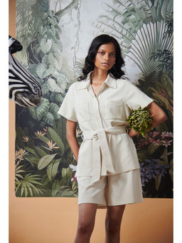 NeceSera - Mini Waffle Ivory Safari (Set of 2)