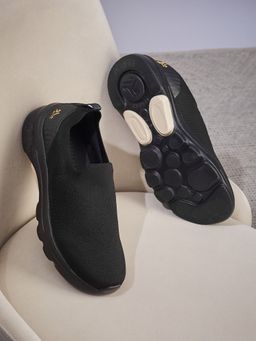 Campus - CABIN Men Black Walking Shoes
