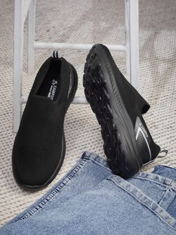 Campus - FRAME Men Black Walking Shoes