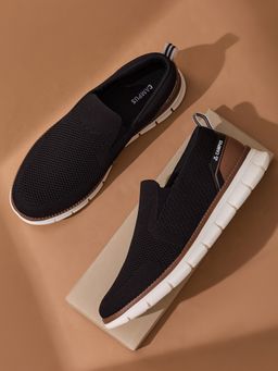 Campus - CHAT Men Black Walking Shoes