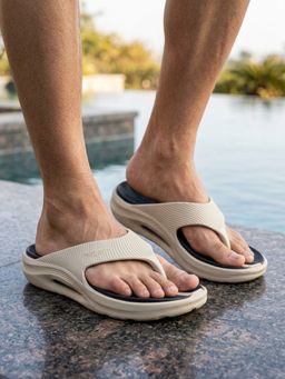 Red Tape - Men Cream EVA Comfort Flipflops