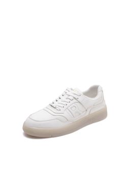 Rare Rabbit - Men Gabrix White Microfibre Sneakers