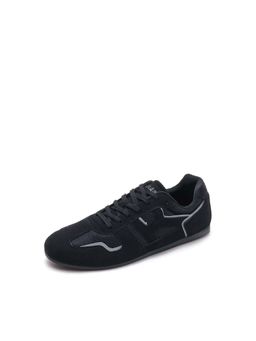 Rare Rabbit - Men Otimo Black Suede Sneakers
