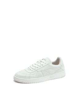 Rare Rabbit - Men Ragno 30 Off White Microfibre Sneakers