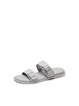 Rare Rabbit - Men Rayn Grey Leather Sandals
