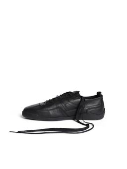 Rare Rabbit - Men Sugoi Black Leather Sneakers