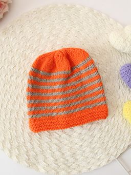 Woonie - Orange Handmade Beanie