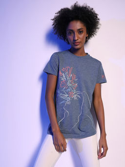 Puma - Next Gen Artist Series Women Gray T-shirts
