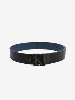 Calvin Klein - Solid Black Leather Reversible Belt