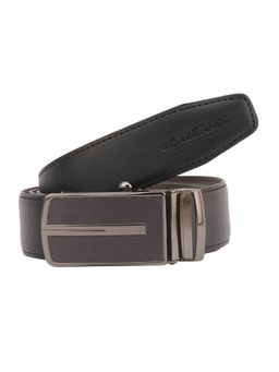 CAZZANO - Men PU Reversaible Slider Buckle Belt - Black