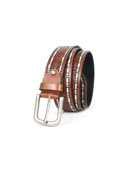 Celtic - Premium Handcrafted Floral Tooled Leather Belt