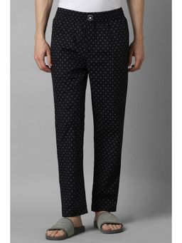 Louis Philippe - Men Black Printed Lounge Pant
