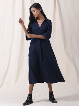 Vasstram - Get Set Go Dress Navy Blue