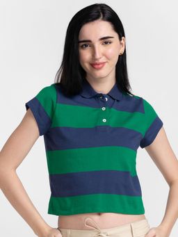 Globus - Green Striped T-Shirt