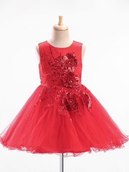 Mark & Mia - Sleeveless Sequine Dress - Red