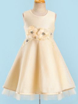 Mark & Mia - Full Length Sleeveless Dress - Cream