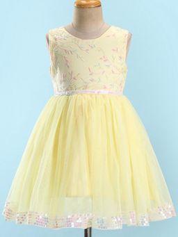 Mark & Mia - Girls Sleeveless Dress - Yellow