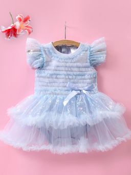 Mark & Mia - Frill Sleeves Dress Style Party Dress