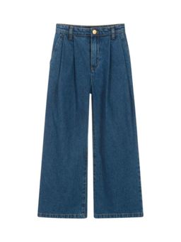Molo - Girls Blue Denim Wide Leg Jeans