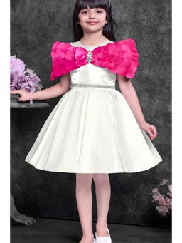 Lagorii - White Party Wear Dress