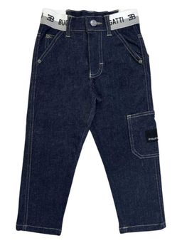 Bugatti - Boys Denim Blue Logo-Patch Jeans