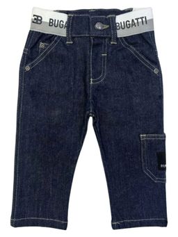 Bugatti - Baby Boys Denim Blue Logo-Patch Jeans