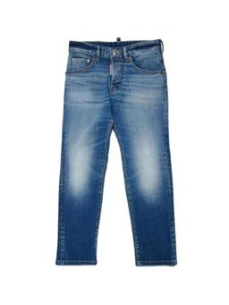 Dsquared2 - Unisex Denim Blue Straight Jeans