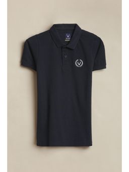 Allen Solly - Boys Solid Collar Neck Polo T-Shirt