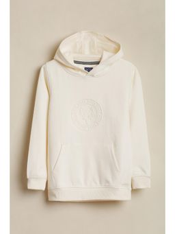 Allen Solly - Boys Beige Embroidered Sweatshirt