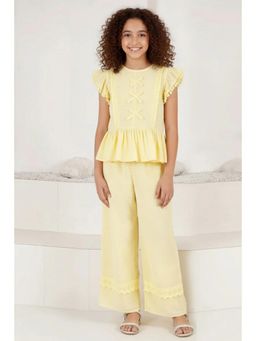 Luxe & Hardy - Girls Elise Self Design Co-ord Set