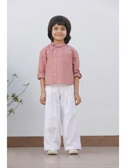 Luxe & Hardy - White Cotton Solid Pant