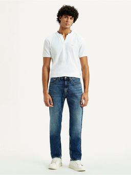 Levi's - Men'S 505 Mid Indigo Straight Fit Mid Rise Jeans